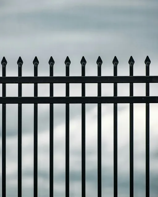 Metal fence installation by Dawson's Quality Home Services