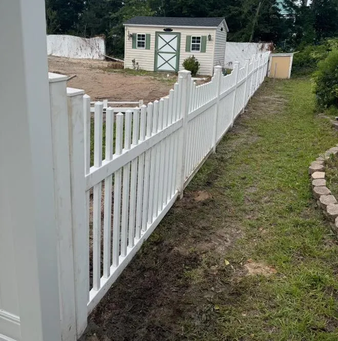Fence installation by Dawson's Quality Home Services