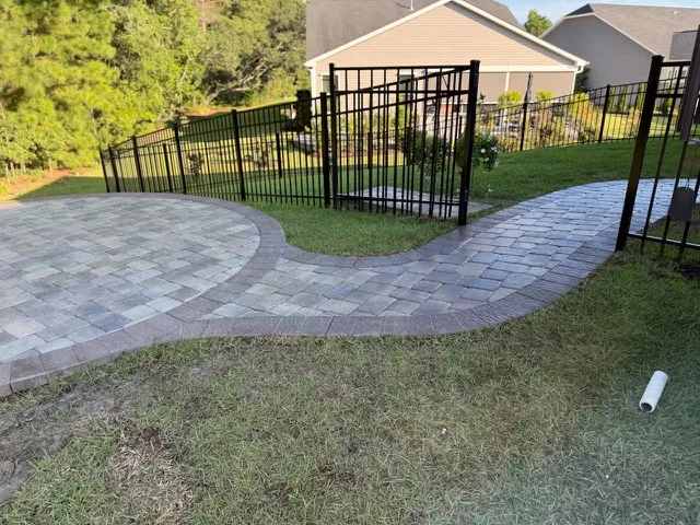Fence and walkway by Dawson's Quality Home Services