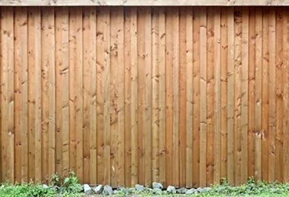 Wood fence installation by Dawson's Quality Home Services