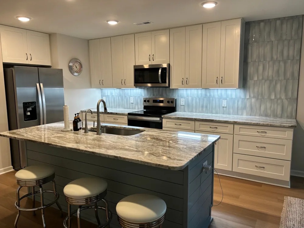 Finished kitchen remodel by Dawson's